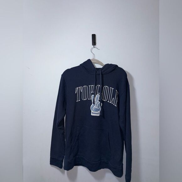 Other - Topgolf Navy Blue Unisex Logo peace sign Hoodie Sweatshirt Size Large GUC